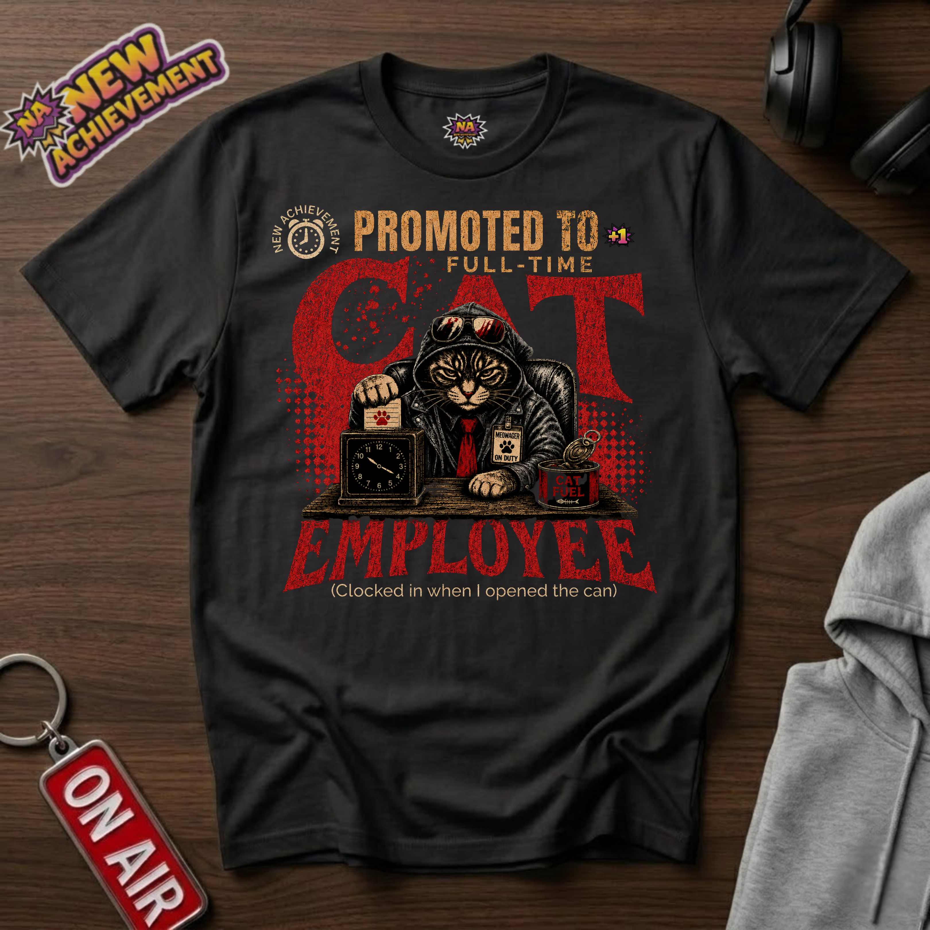 Cat Employee T-Shirt