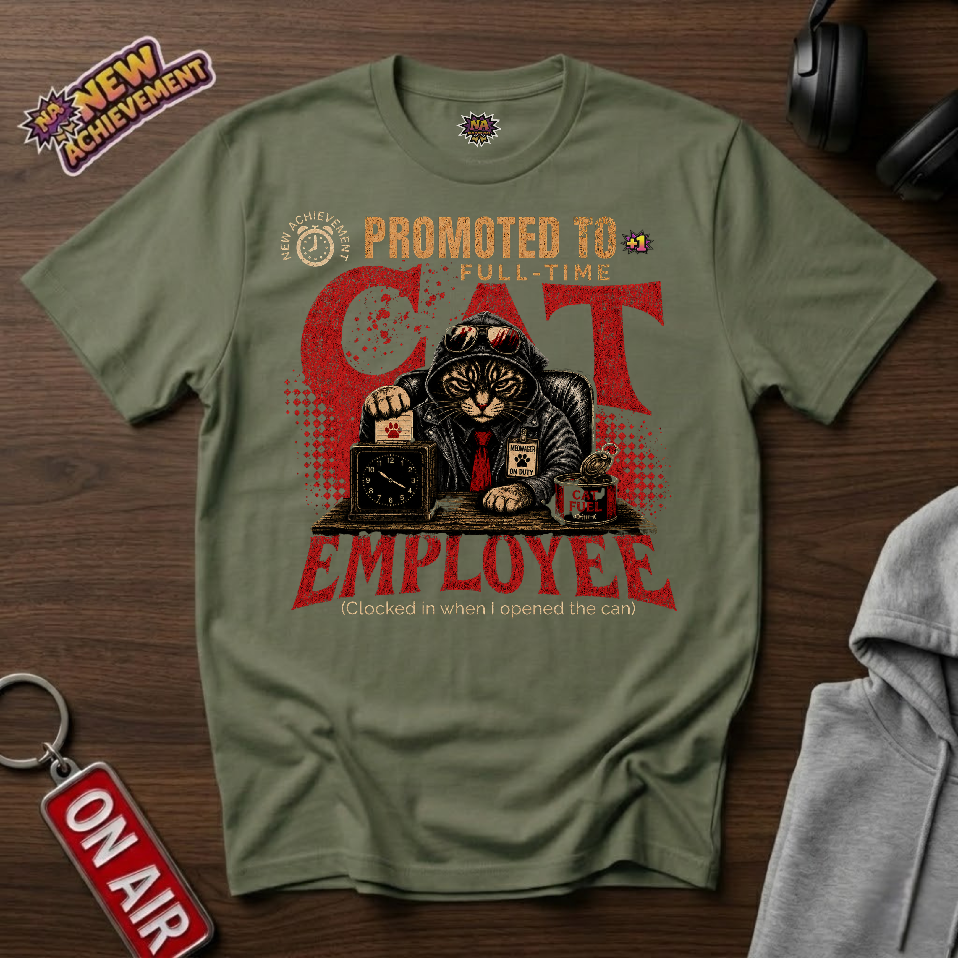 Cat Employee T-Shirt