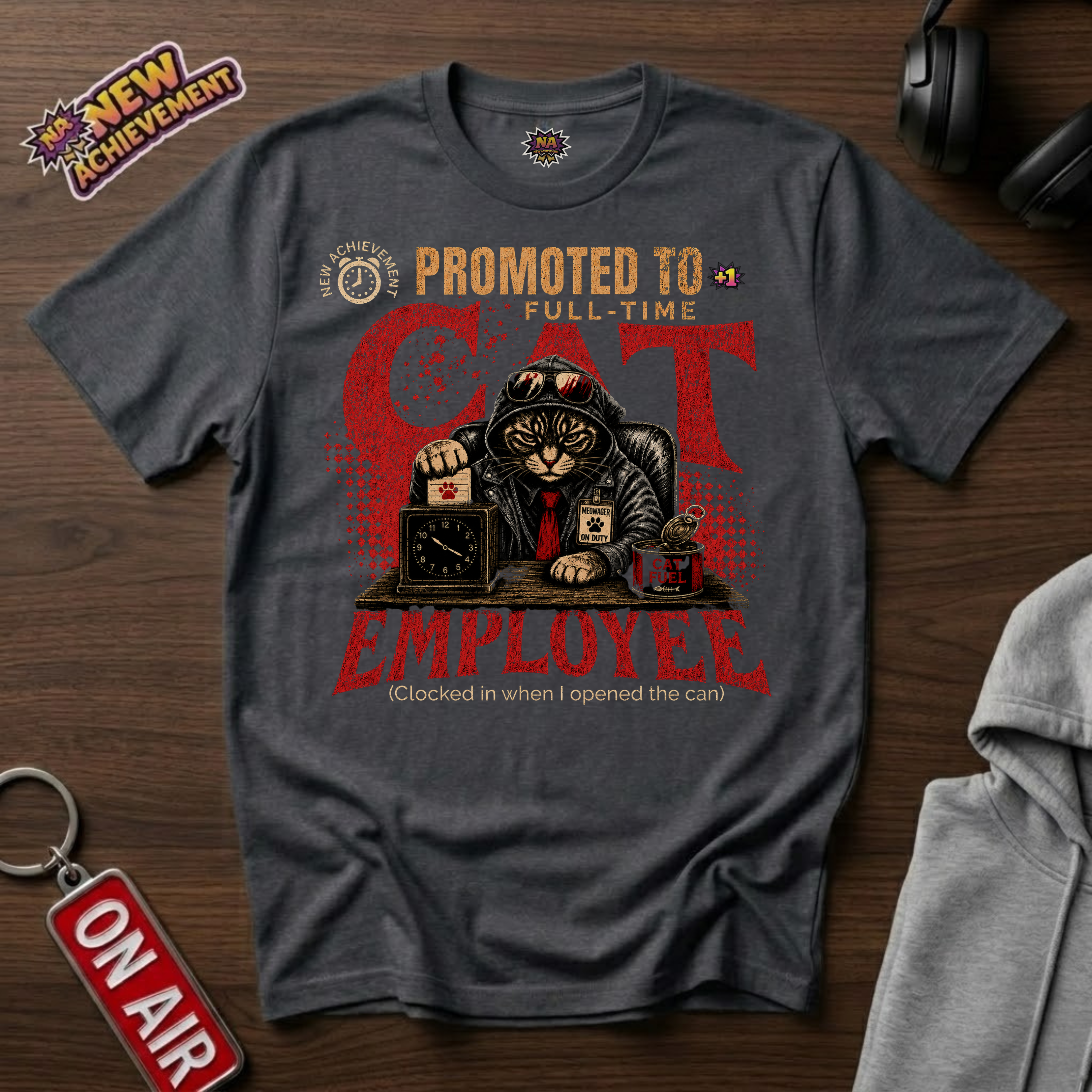 Cat Employee T-Shirt