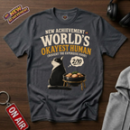 World's Okayest Human Expensive Food T-Shirt