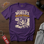 World's Okayest Human Bathroom Door T-Shirt