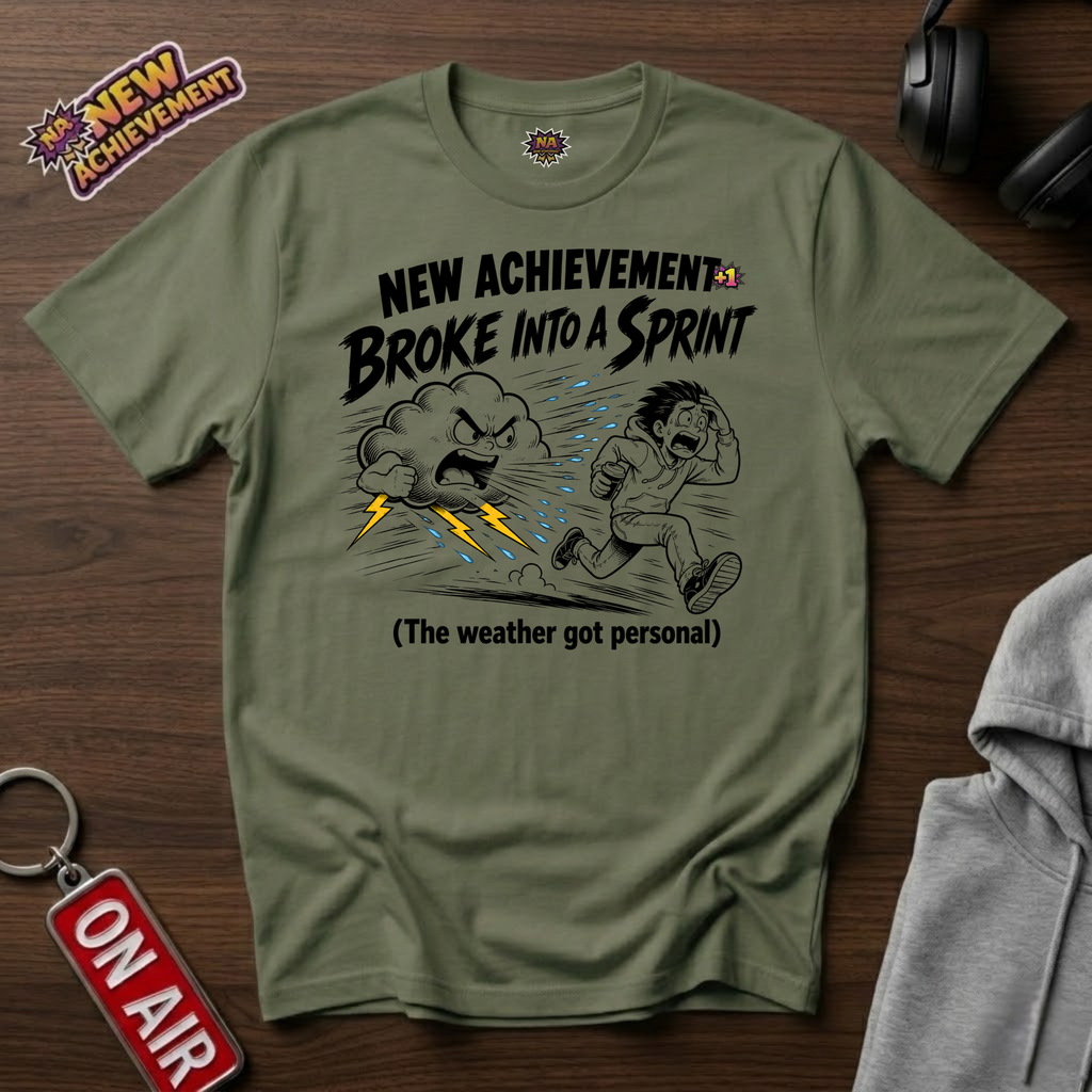 Broke Into A Sprint T-Shirt