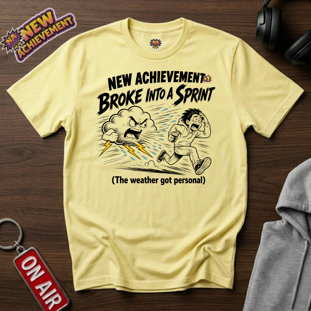 Broke Into A Sprint T-Shirt