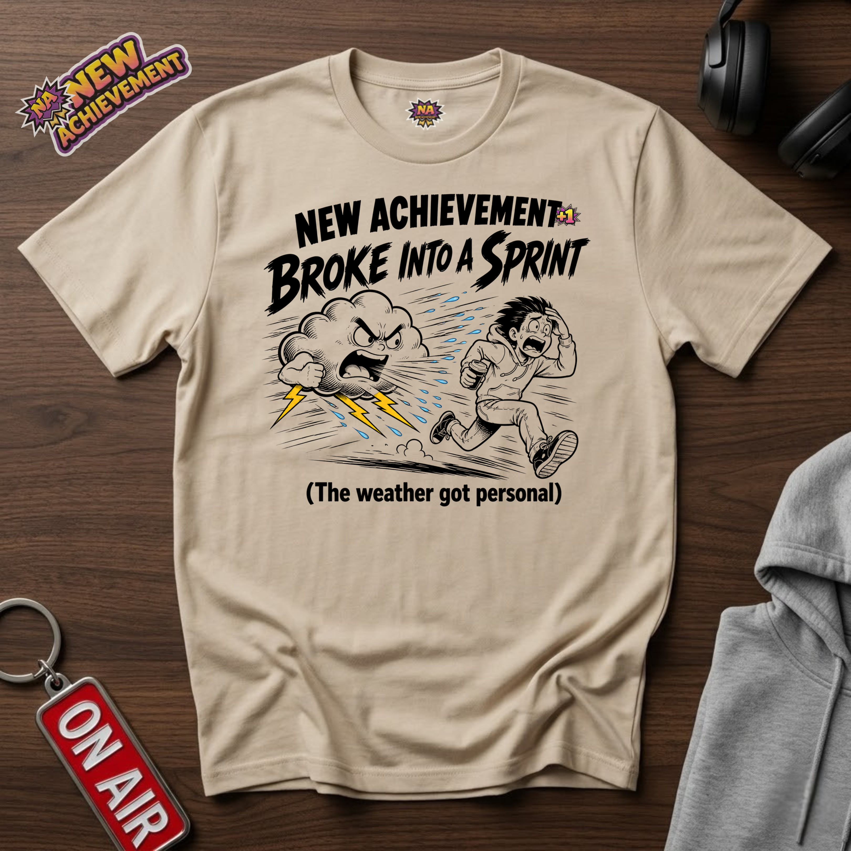 Broke Into A Sprint T-Shirt