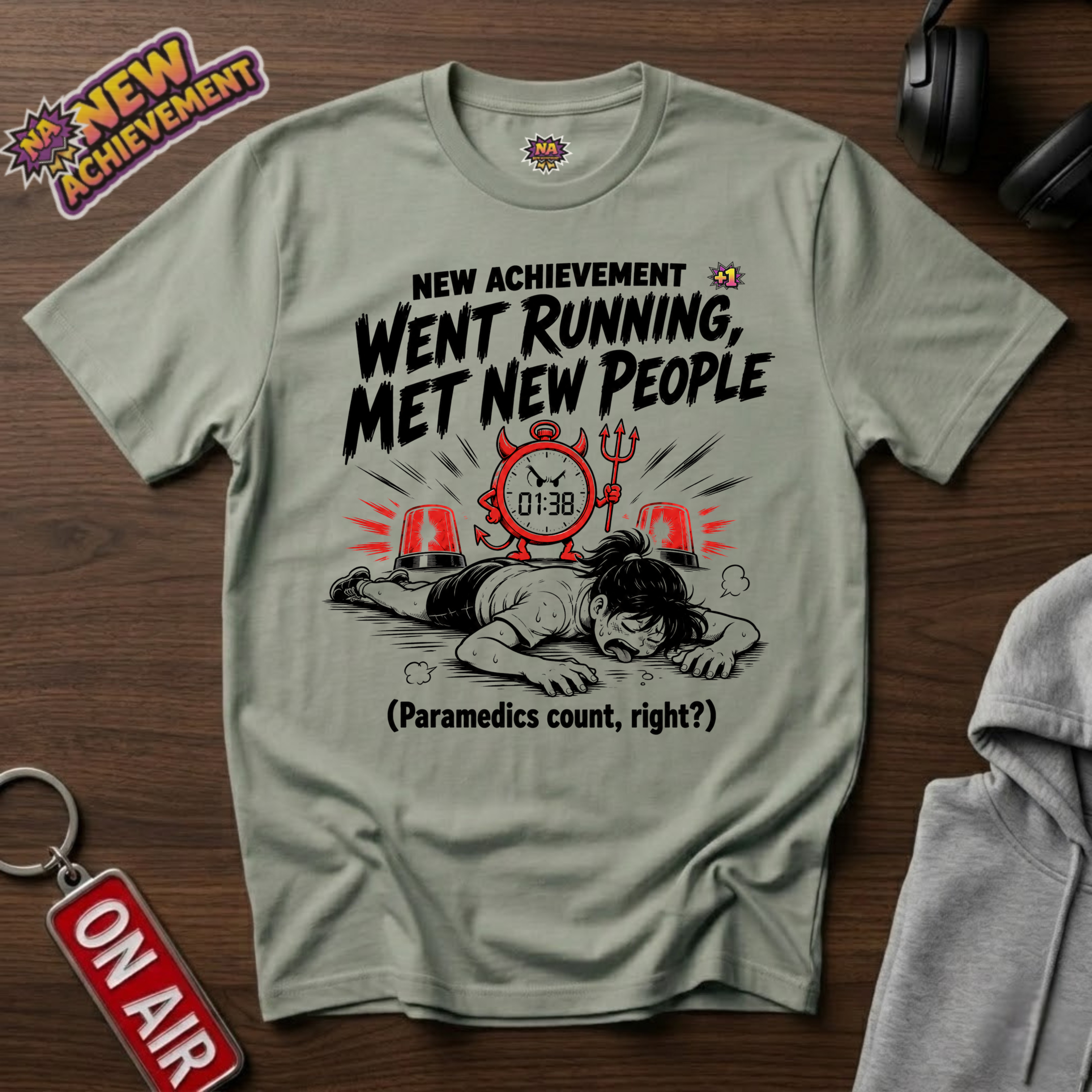 Went Running, Met New People T-Shirt