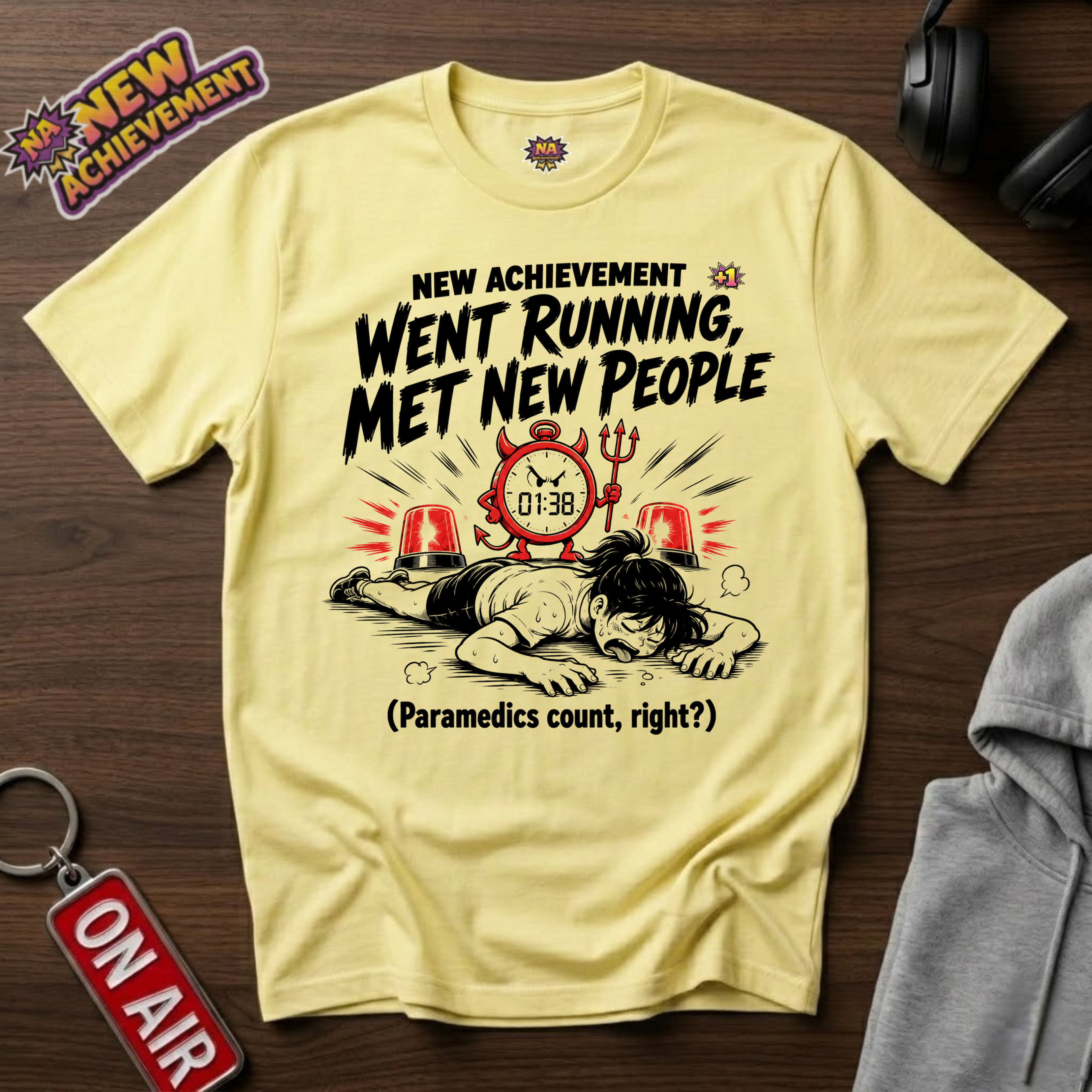 Went Running, Met New People T-Shirt