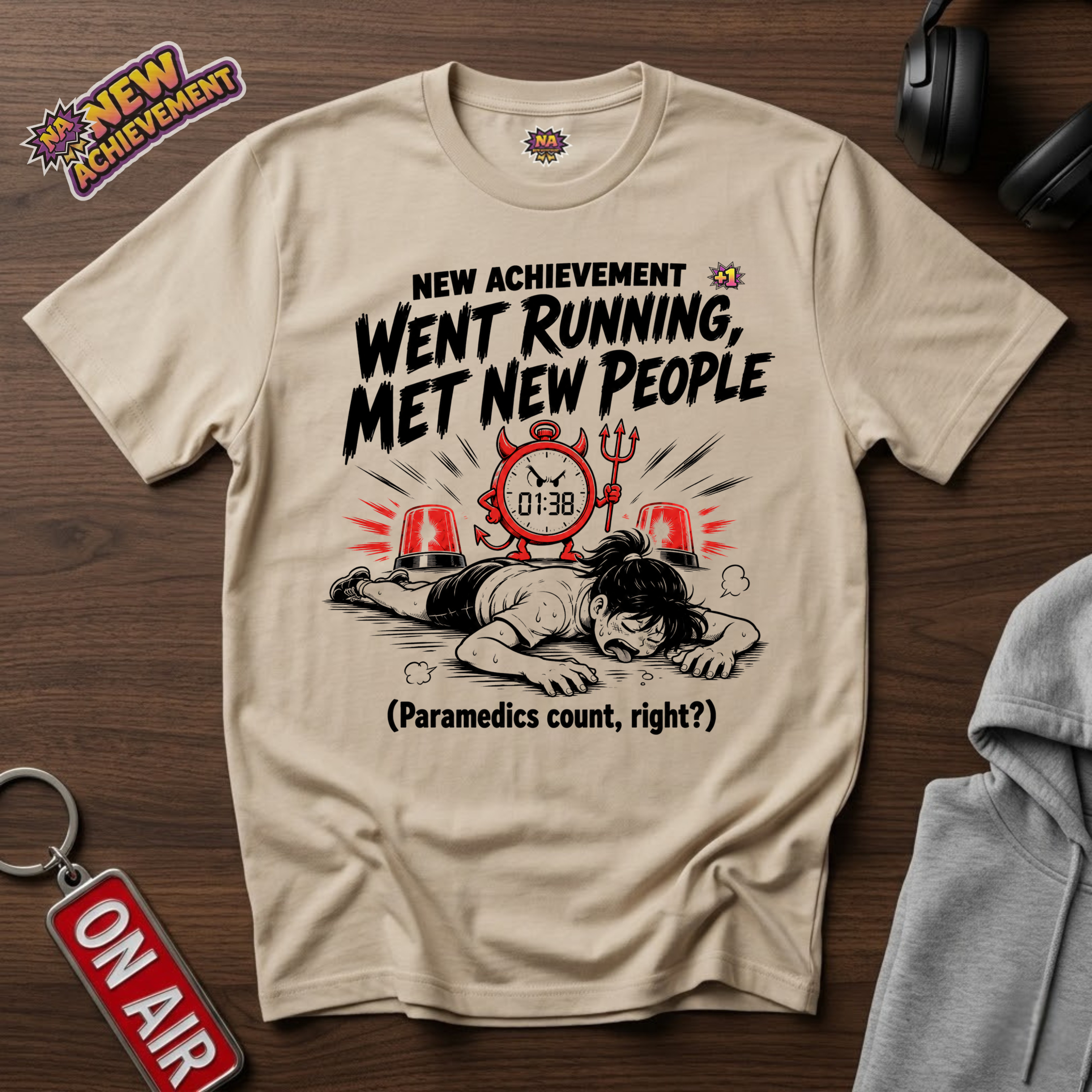 Went Running, Met New People T-Shirt