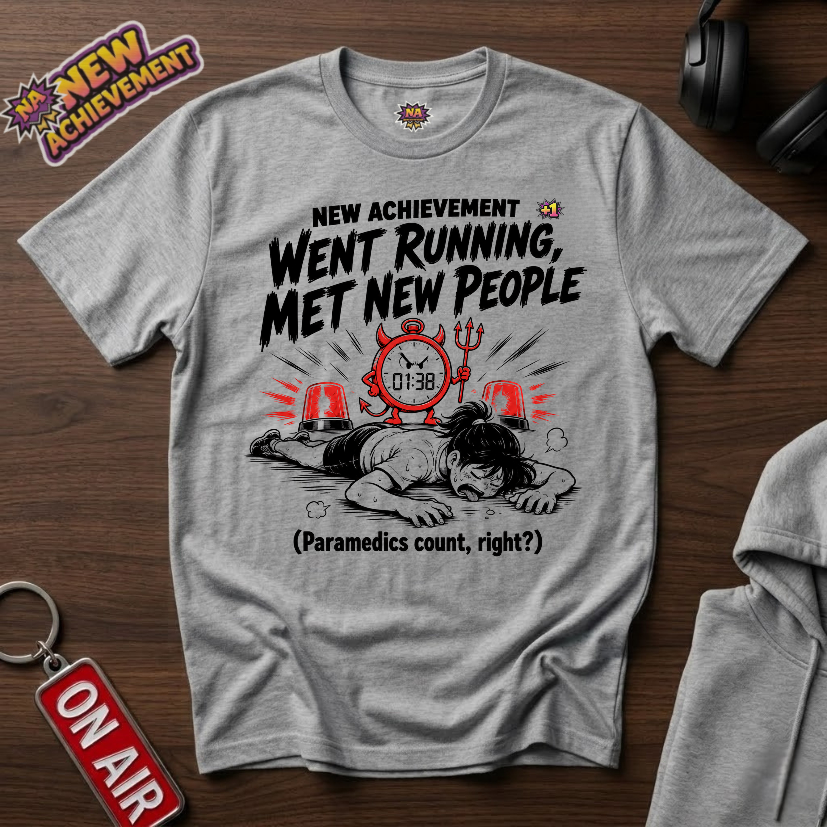 Went Running, Met New People T-Shirt