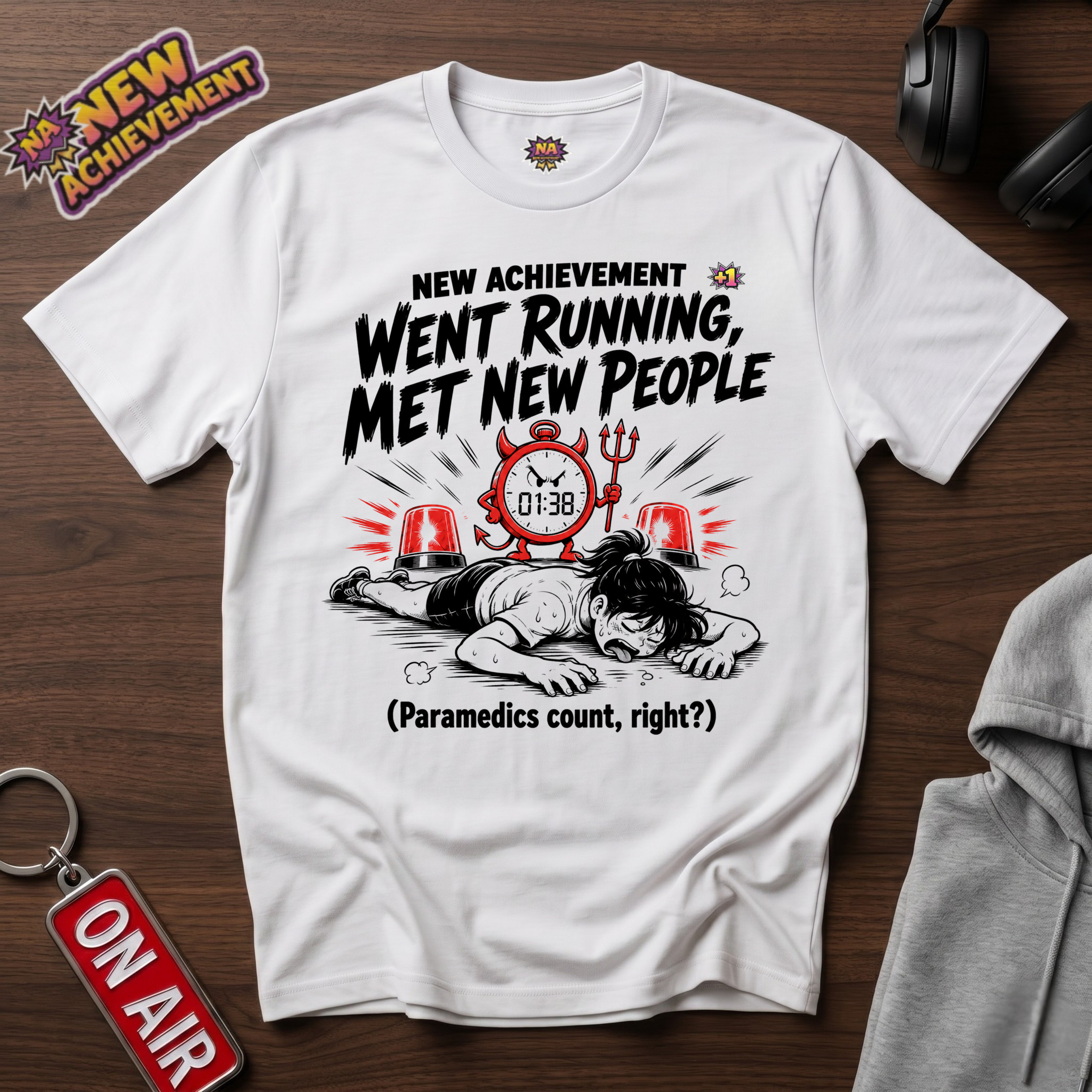 Went Running, Met New People T-Shirt