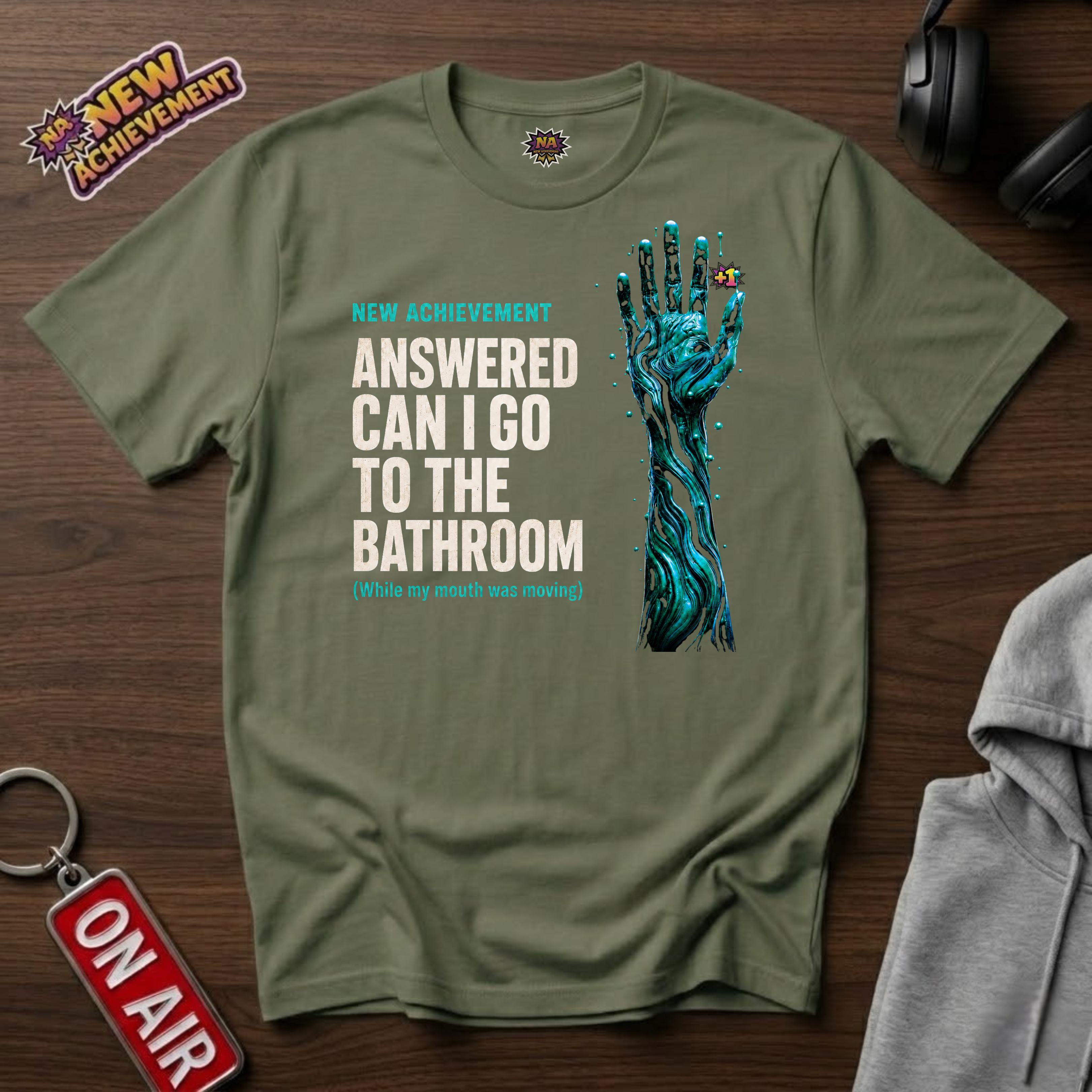 Answered Can I Go To The Bathroom T-Shirt