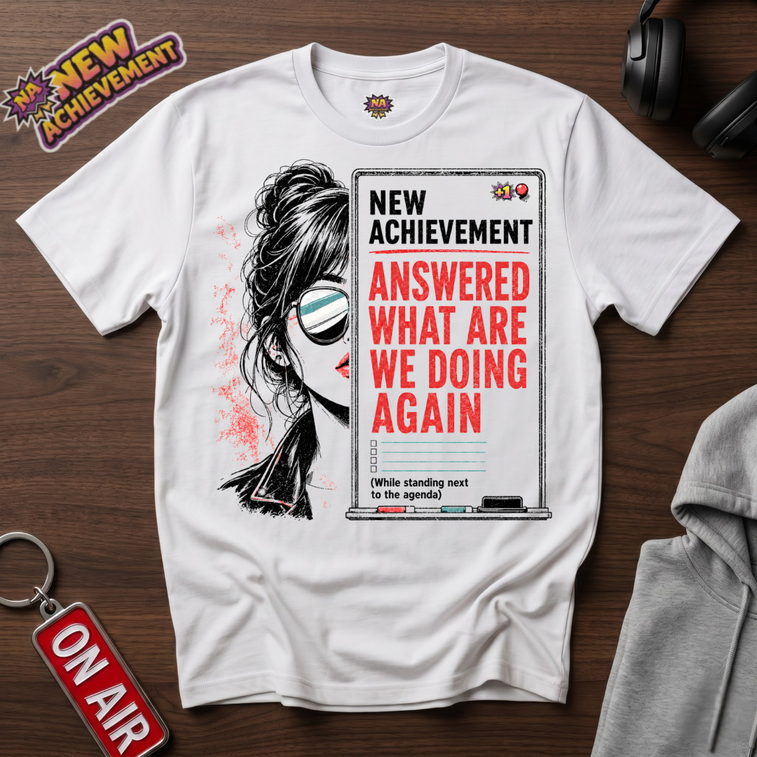 Answered What Are We Doing Again T-Shirt