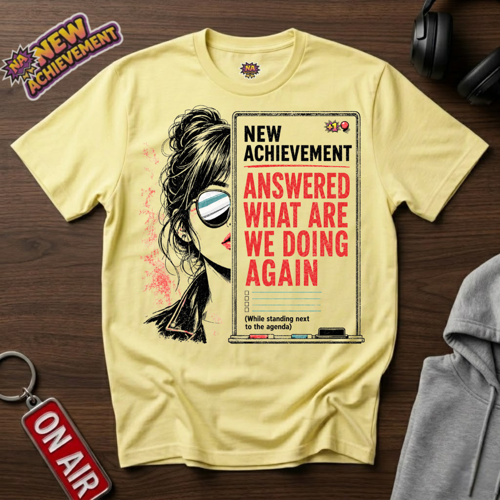 Answered What Are We Doing Again T-Shirt