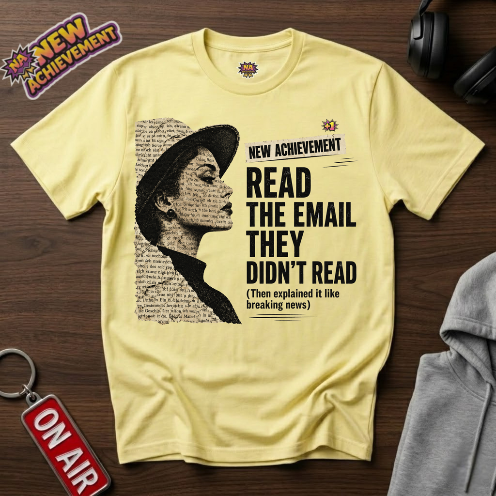 Read The Email They Didn't Read T-Shirt
