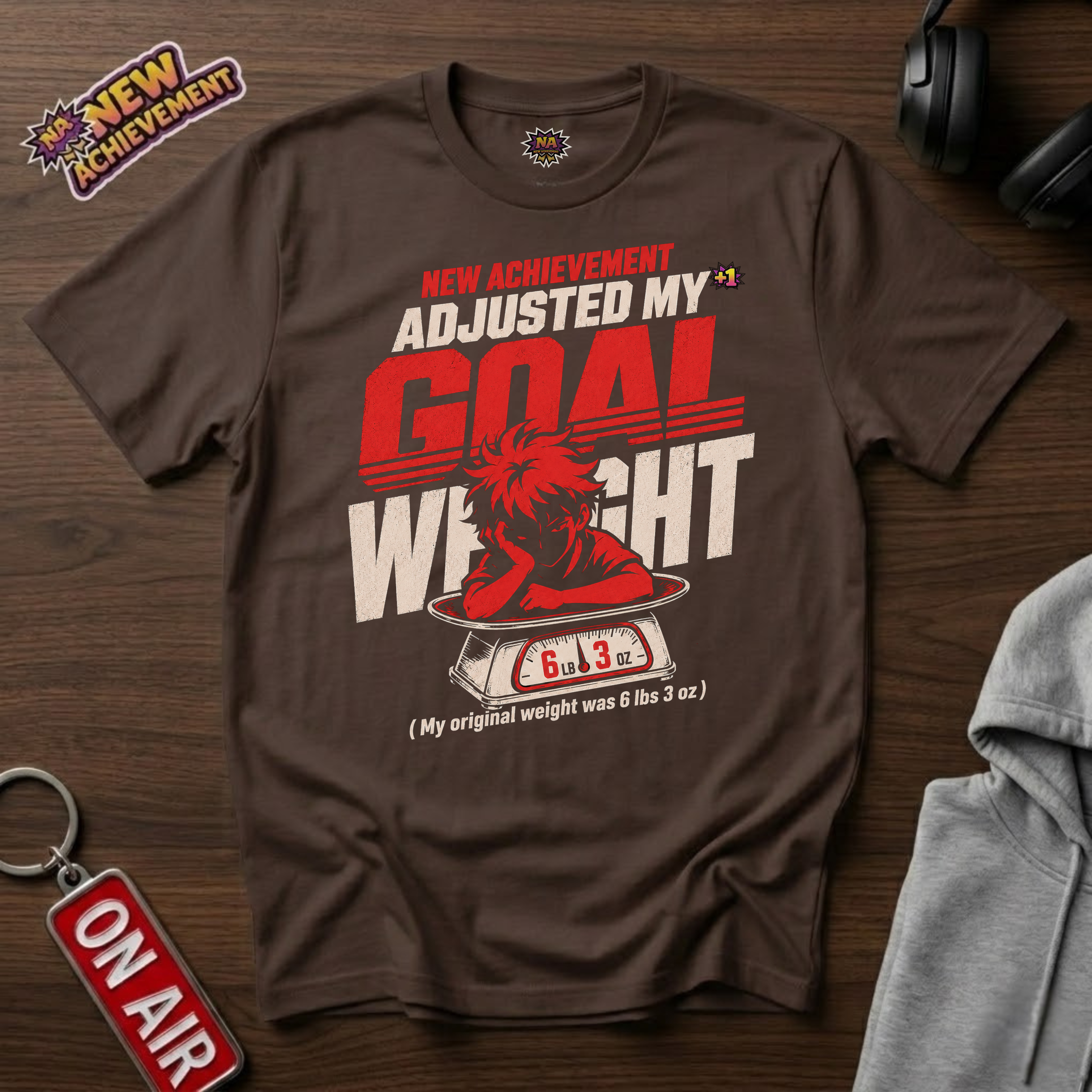 Adjusted My Goal Weight T-Shirt