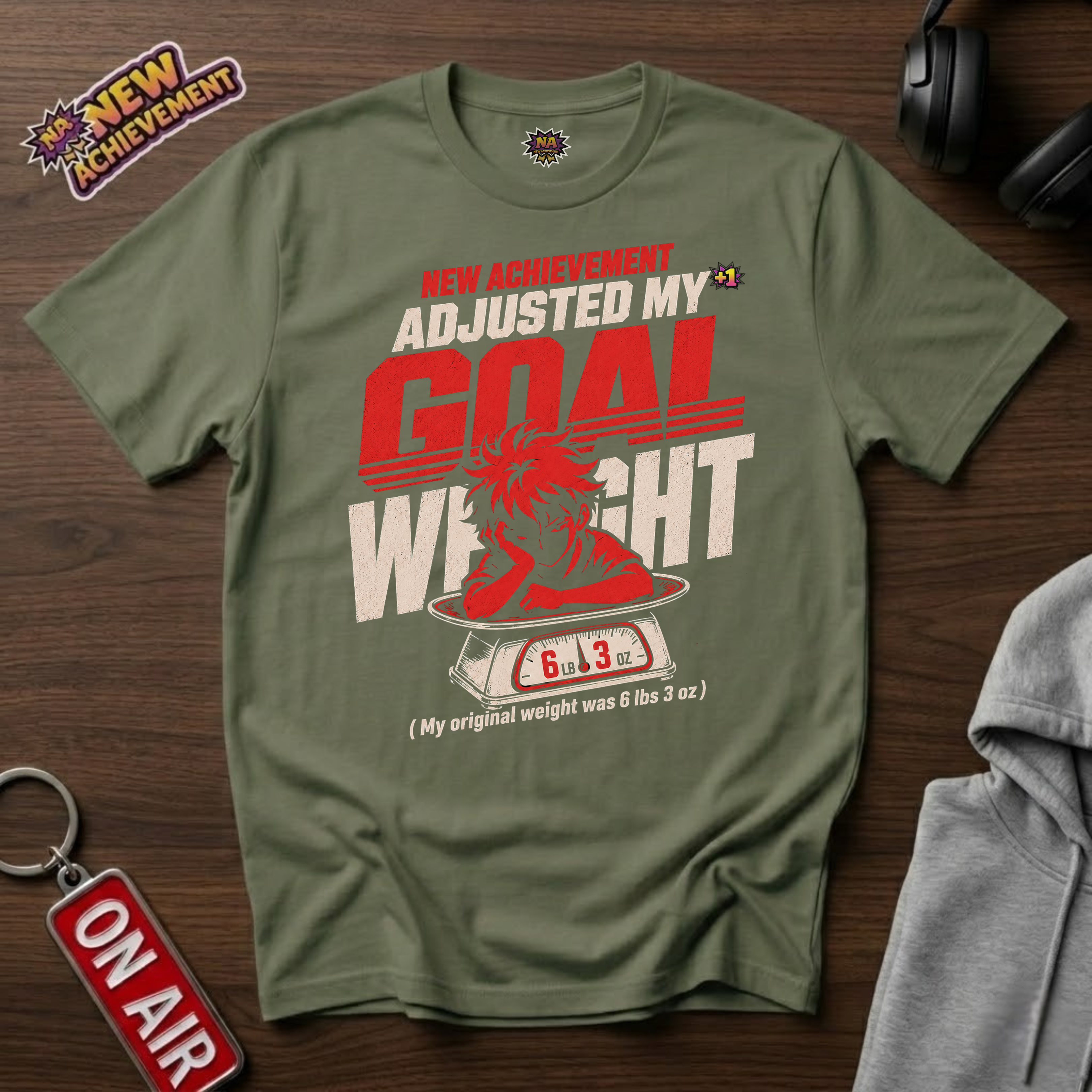 Adjusted My Goal Weight T-Shirt