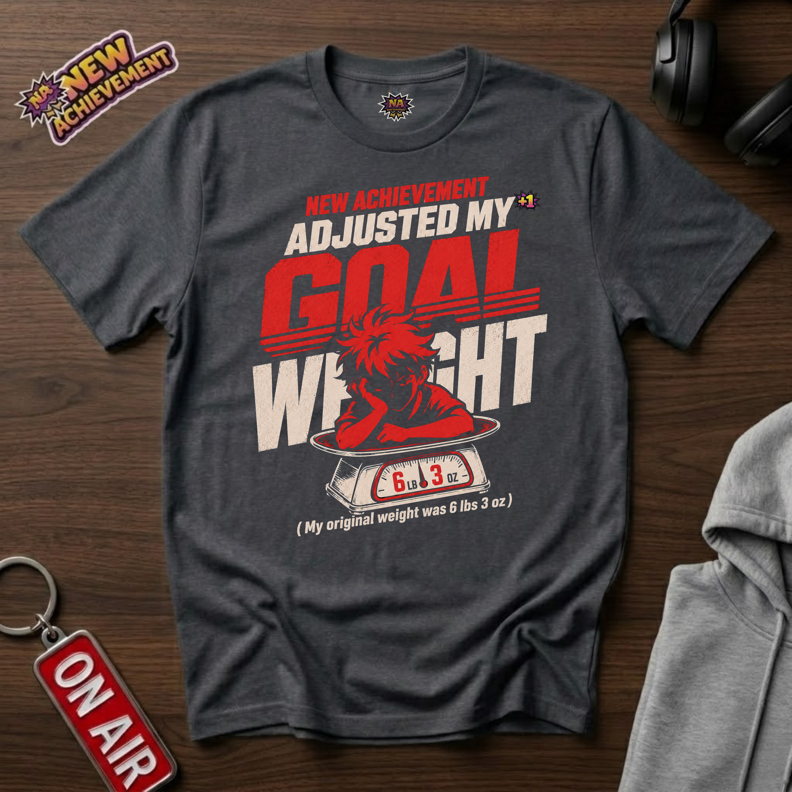 Adjusted My Goal Weight T-Shirt