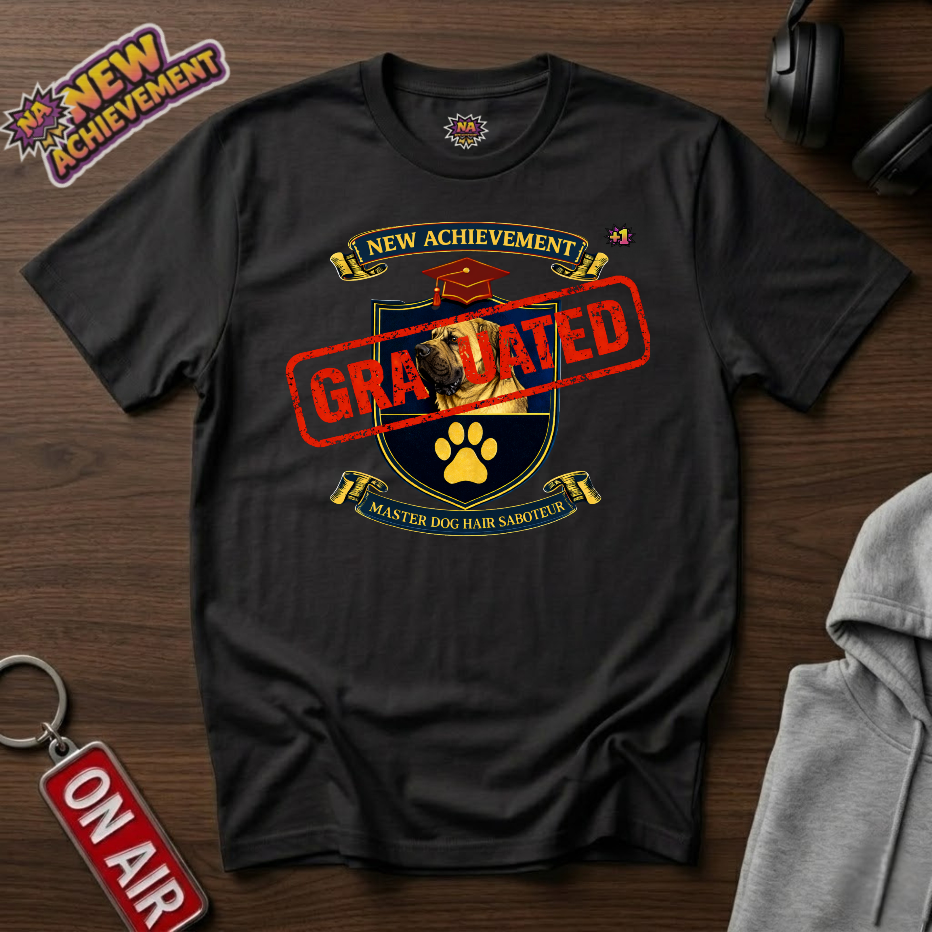 Dog Hair Saboteur English Mastiff T‑Shirt
