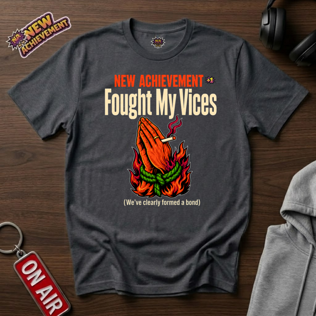 Fought My Vices Basket T-Shirt