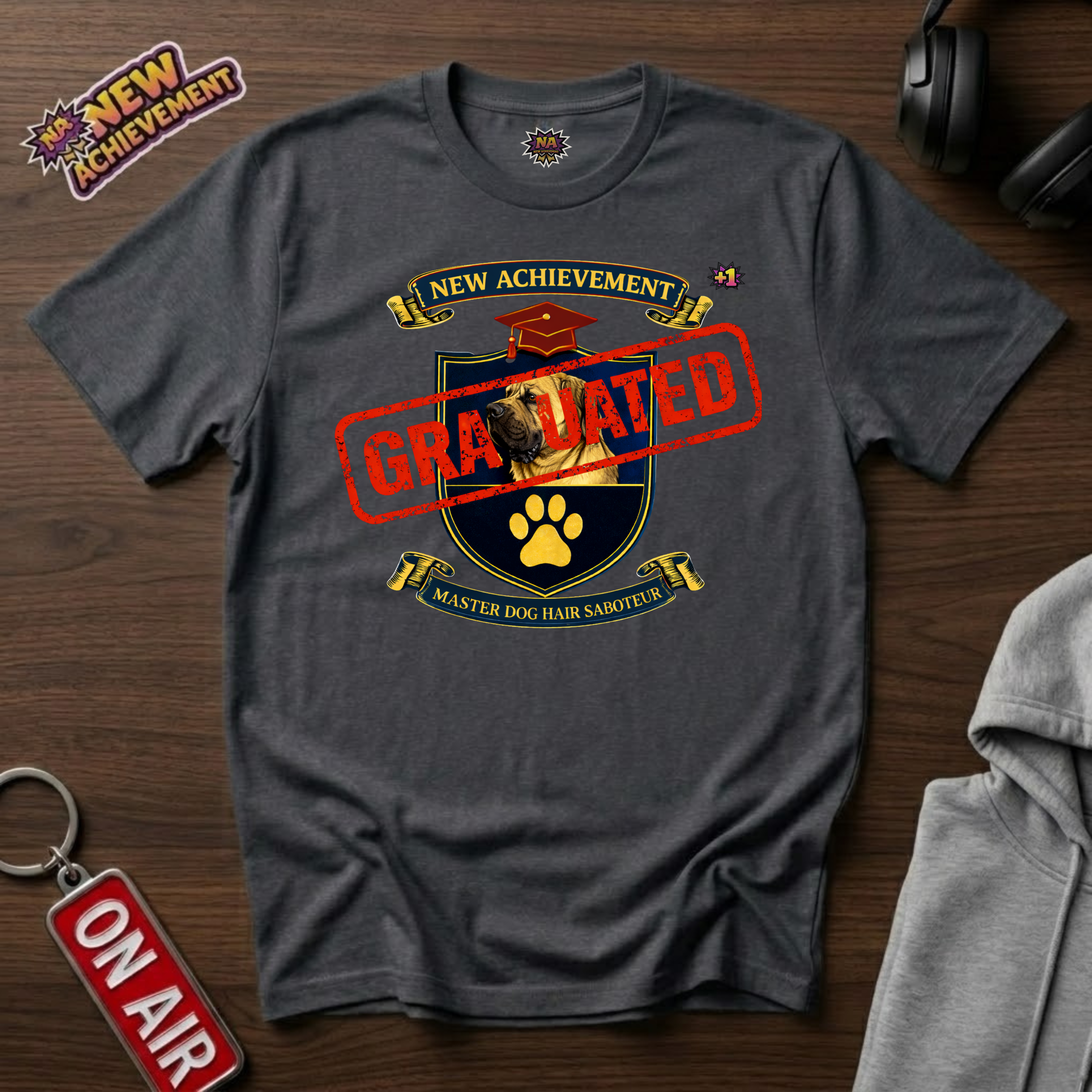 Dog Hair Saboteur English Mastiff T‑Shirt