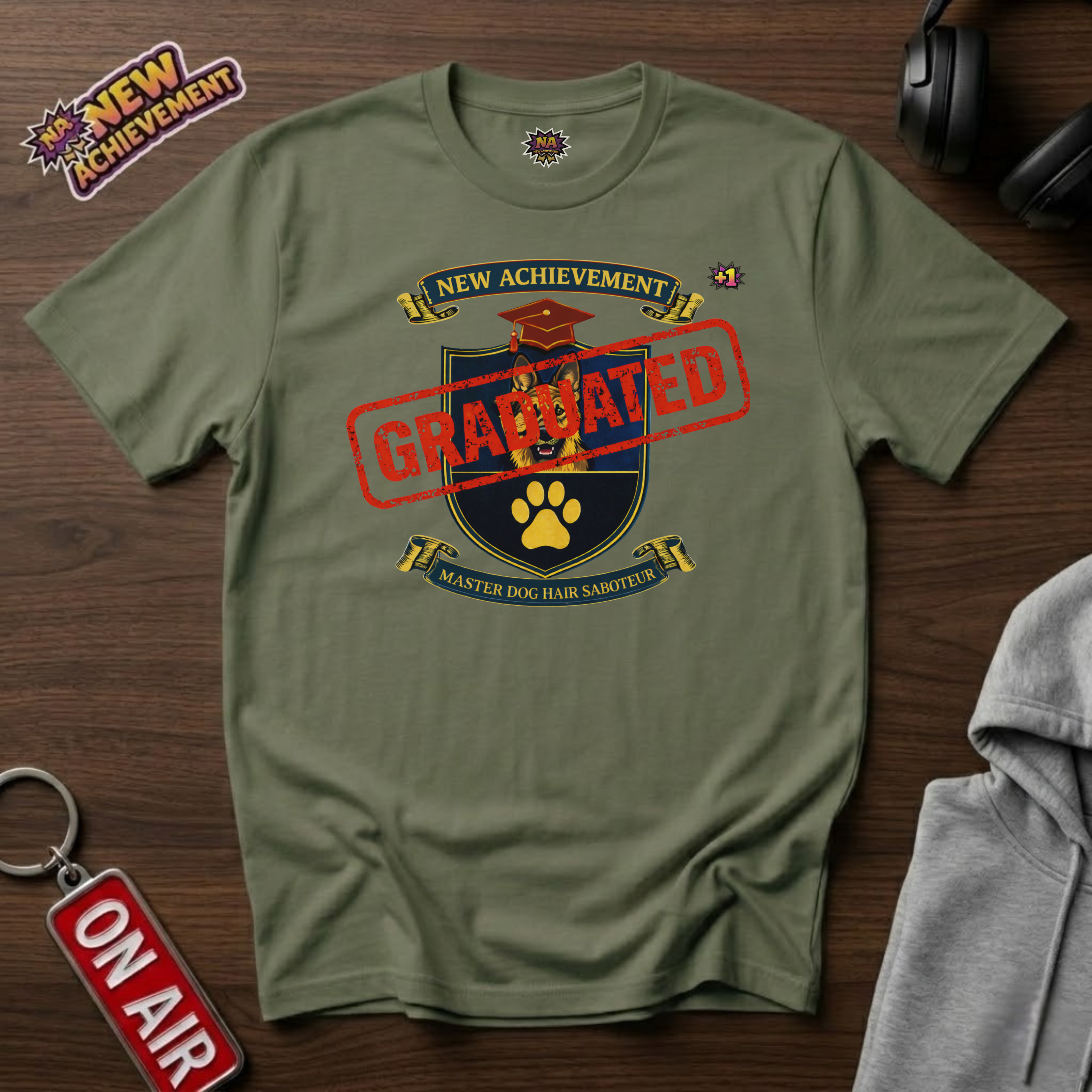 Dog Hair Saboteur German Shephard T‑Shirt