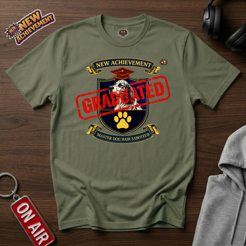 Dog Hair Saboteur English Setter T‑Shirt