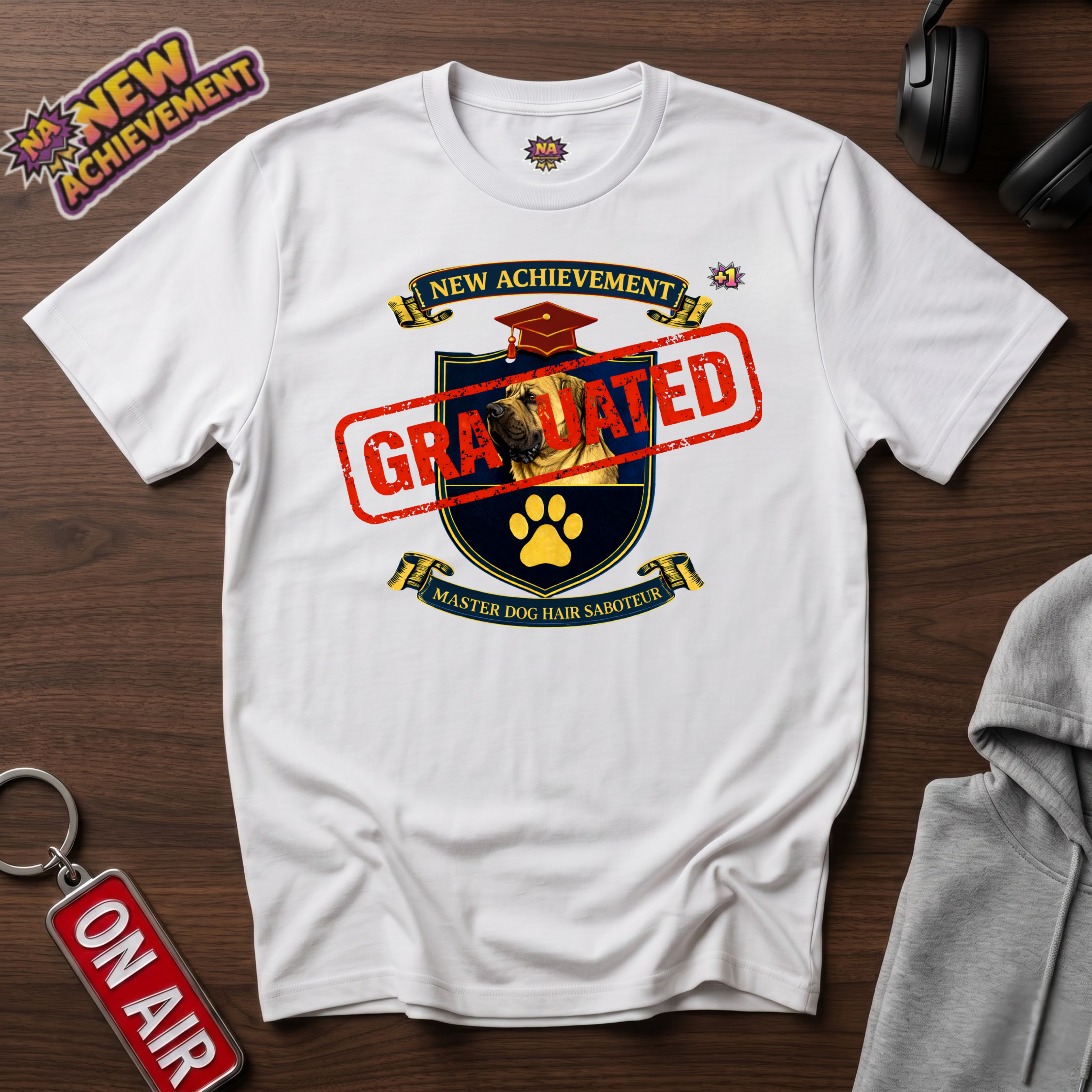 Dog Hair Saboteur English Mastiff T‑Shirt